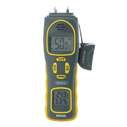 The Best Moisture Meters Options: General Tools Digital Pin/Pinless Moisture Meter