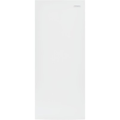 The Frigidaire 16 cu. ft. Frost-Free Upright Freezer on a white background.