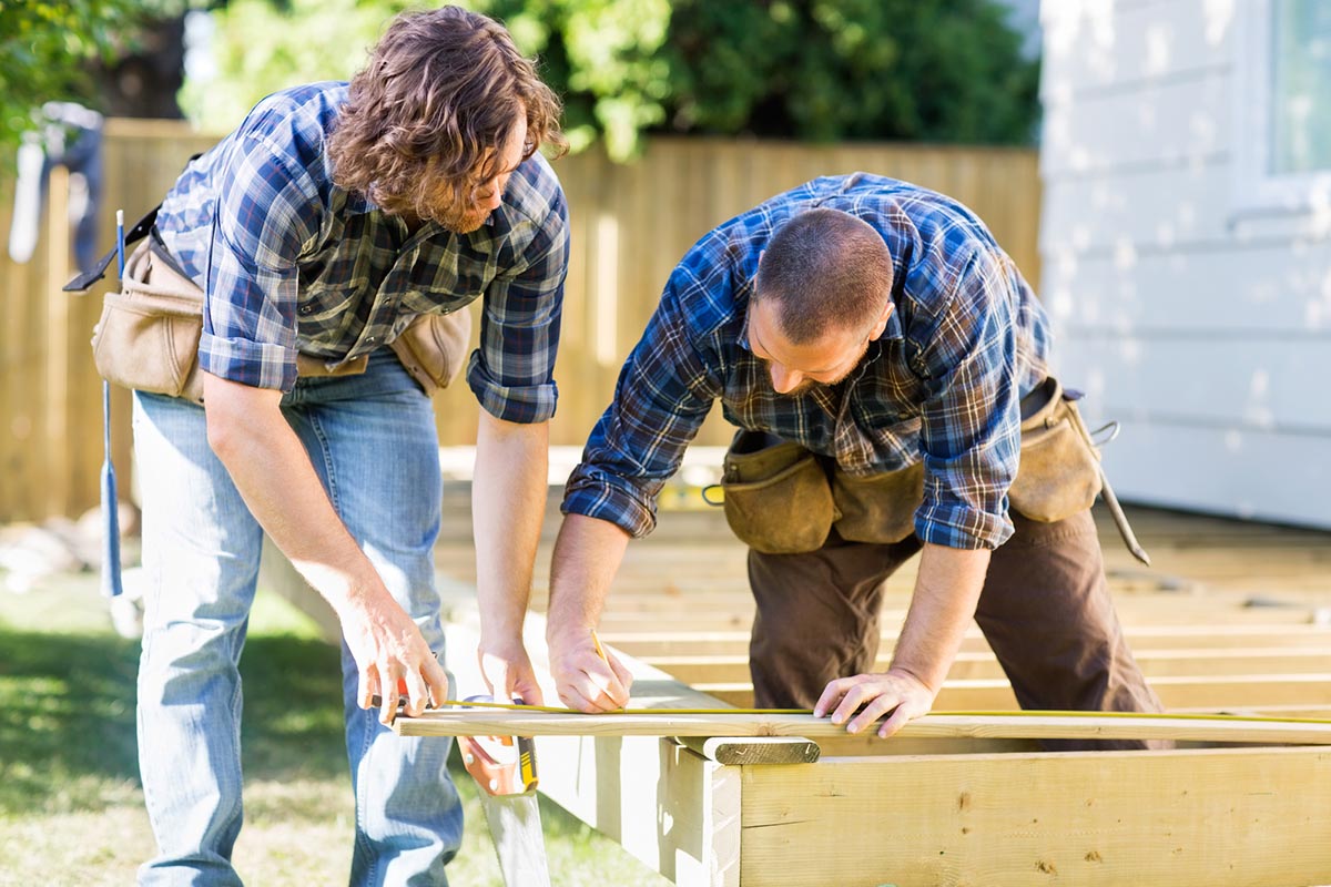 Deck vs. Patio: Decks Can Be Built on Uneven Terrain