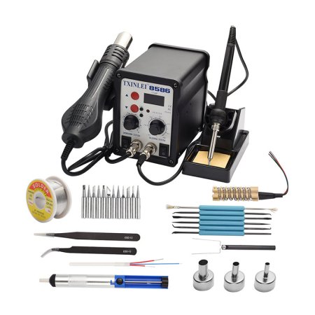  The Best Soldering Station Option: TXINLEI 8586 110V Hot Air Rework Station