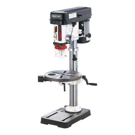  The Shop Fox 13-Inch Bench-Top Drill Press Spindle Sander on a white background