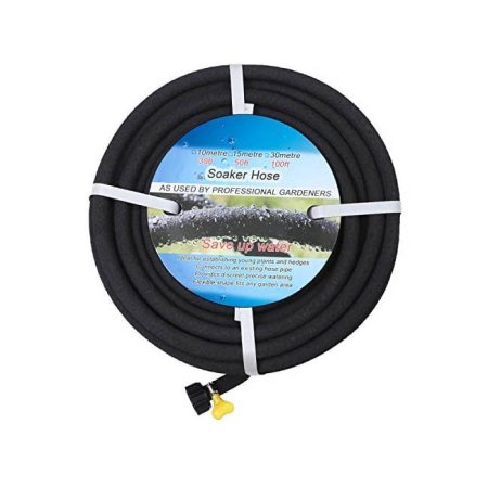  BUYOOKAY 100ft Soaker Hose for Gardens Flower Beds on a white background