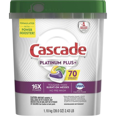  The Best Dishwasher Detergent Option: Cascade Platinum Plus Dishwasher Pods