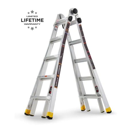  The Best Ladders Option: Gorilla 22-Foot MPXA Multi-Position Aluminum Ladder