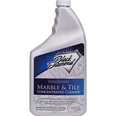 Black Diamond Stoneworks Marble & Tile Floor Cleaner on a white background.