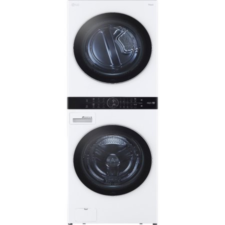  LG Single Unit Front Load WashTower on a white background