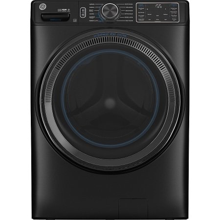  GE 5.0 cu. ft. Smart Front Load Steam Washer on a white background