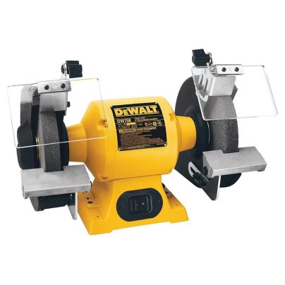 The Best Bench Grinder Option: DeWalt DW758 8-Inch Bench Grinder