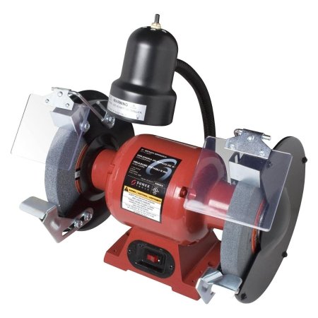  The Best Bench Grinder Option: Sunex Tools 5002A 8-Inch Bench Grinder With Light