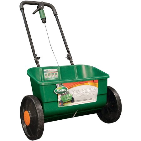  Scotts Turf fertilizer spreader on a white background