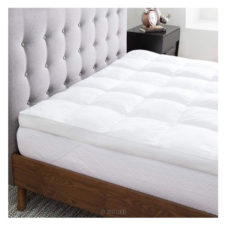  Best Mattress Topper Options: LUCID Ultra Plush 3 Inch Down Alternative Fiber Bed Mattress Topper