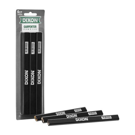  The Best Carpenter Pencil Option: DIXON Industrial Carpenter Pencils, 6-Pack