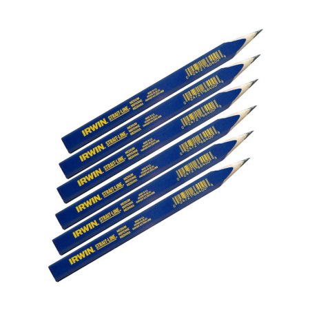  The Best Carpenter Pencil Option: IRWIN Carpenter Pencil, Medium Lead, 6-Piece