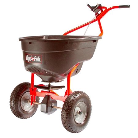  Agri-Fab SmartSpreader 130 lb. Push Spreader on a white background