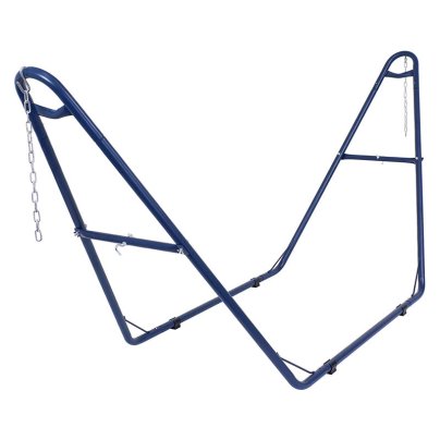 The Best Hammock Stand Option: Sunnydaze 550-Pound Capacity Steel Hammock Stand