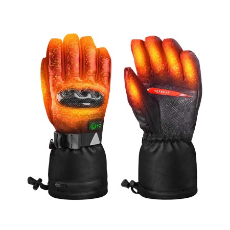 Snow Deer Heated Gloves for Men Women, Rechargeable Electric