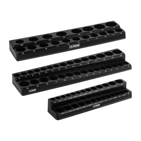  The Best Socket Organizer Option: ARES 60034-3-Piece Magnetic Socket Organizer Set