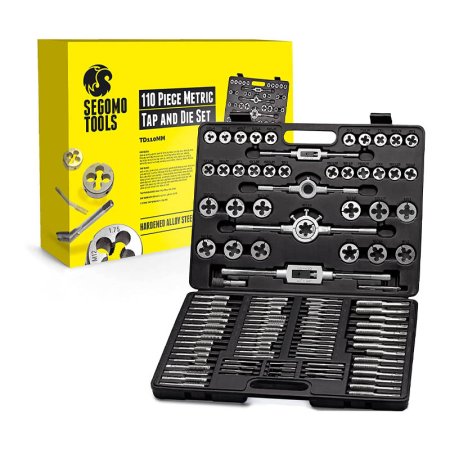  The Best Tap and Die Sets Option: Segomo Tools 110 Piece Hardened Alloy Steel