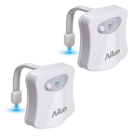  Best Night Lights Options: Ailun LED Toilet Night Light (2-Pack)