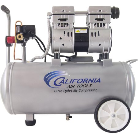  The California Air Tools 8010 1 HP 8-Gal. Air Compressor on a white background.