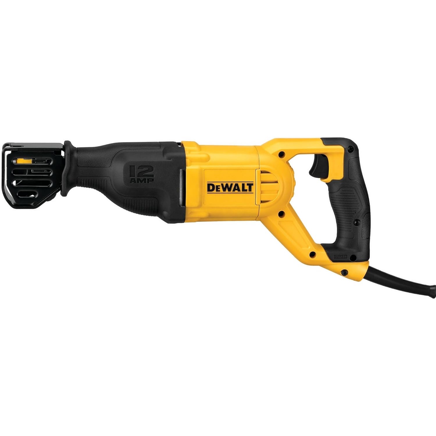 DeWalt 12-Amp Reciprocating Saw on white background