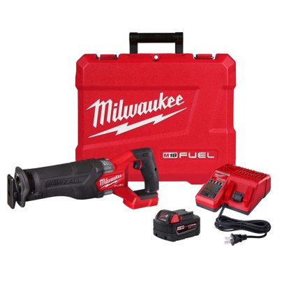 Milwaukee M18 Fuel Sawzall Reciprocating Saw Kit on white background