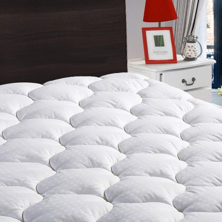  The Best Mattress Pad Option: Leisure Town Cooling Cotton Pillow Top Mattress Pad