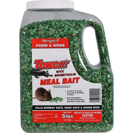  The Best Rat Poison Option: Motomco Tomcat With Bromethalin Meal Bait