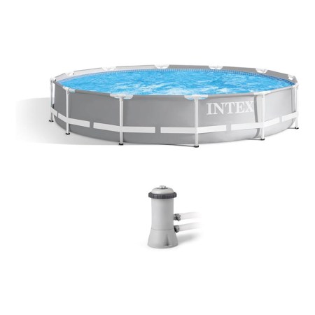  Intex 26711EH Prism Frame Above-Ground Pool on a white background