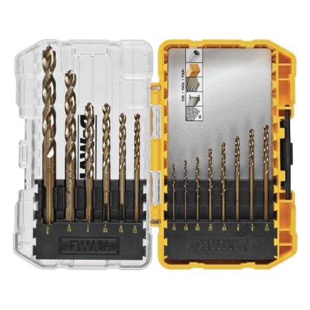  The Best Cobalt Drill Bits Option: DeWalt Industrial Cobalt Alloy Steel Set