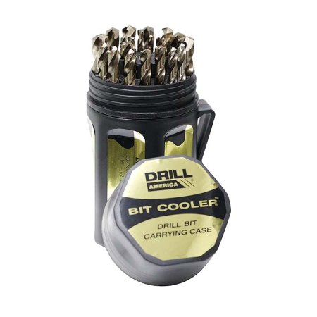  The Best Cobalt Drill Bits Option: Drill America Cobalt Jobber Drill Bit Set