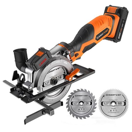  The Best Cordless Circular Saw Option: EnerTwist 20V Max Cordless Circular Saw