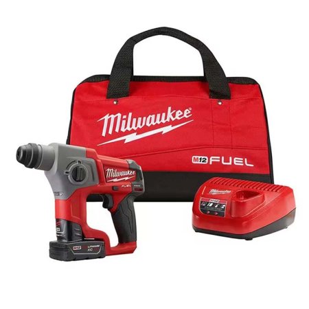  The Best Cordless Hammer Drill Option: Milwaukee M12 Fuel ⅝-Inch SDS Plus Rotary Hammer Kit