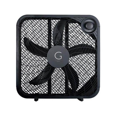  The Best Floor Fan Option: GENESIS 20 in. Black 3-Speed Settings Box Fan