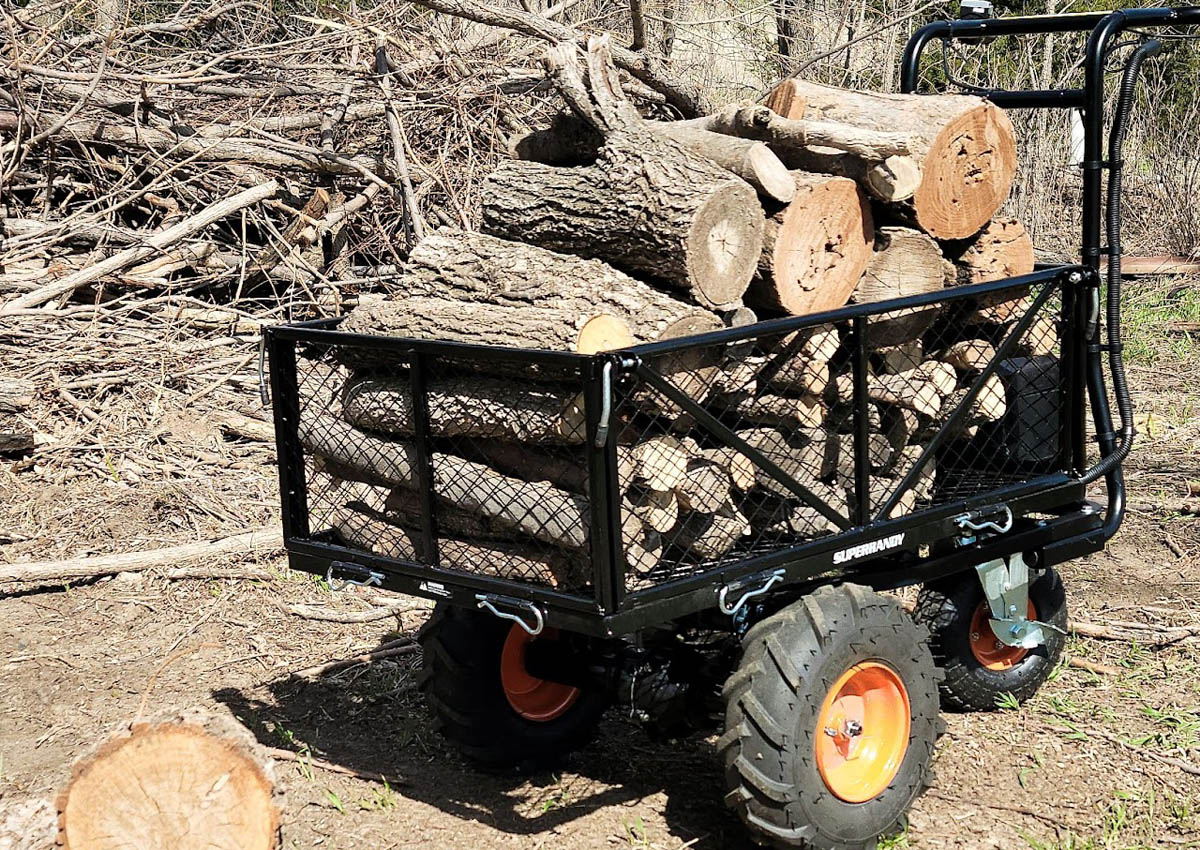 One of the Best Garden Cart Options with wood