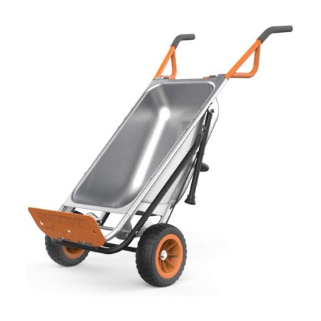  The Best Garden Cart Option: WORX Aerocart 8-in-1 Wheelbarrow Yard Cart Dolly