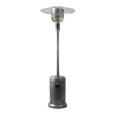  Gray mushroom-style tower Outdoor Propane Patio Heater on white background