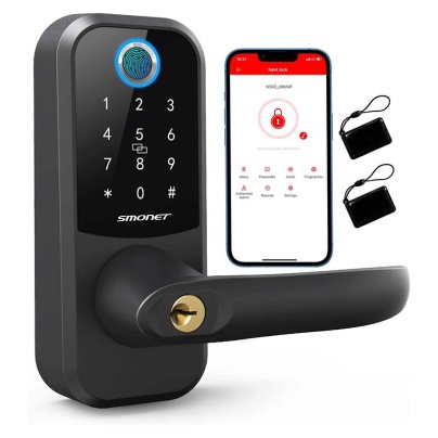 The Best Smart Lock Option: Smonet Smart Lock With Handle ZNS-H001