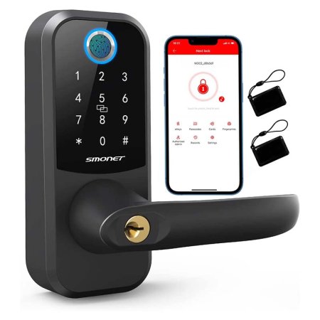  The Best Smart Lock Option: Smonet Smart Lock With Handle ZNS-H001