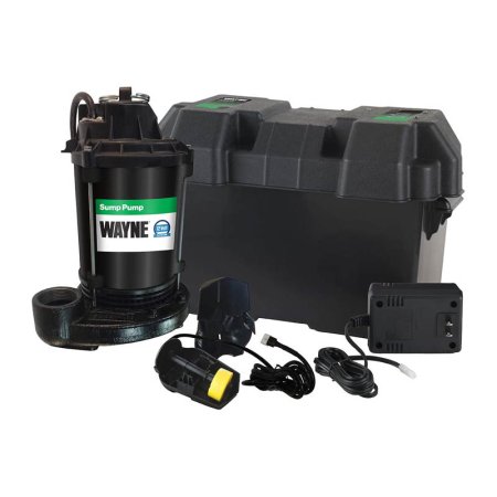  Wayne ESP25 Reinforced Battery Backup Sump Pump on a white background