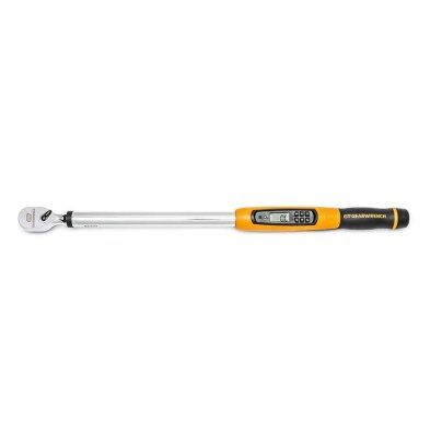 The Gearwrench ½" 25-250 ft-lbs Electronic Torque Wrench on a white background.