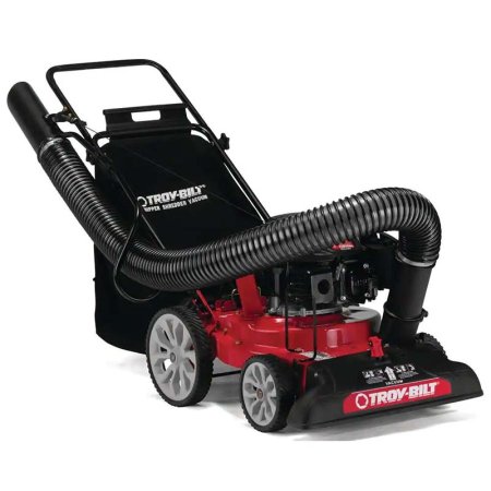  The Troy-Bilt CSV060B Chipper Shredder Vacuum on a white background.