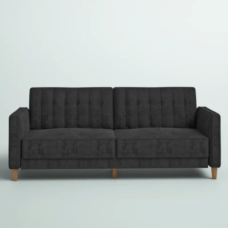  The Best Sleeper Sofa Option: Perdue Velvet Square Arm Convertible Sleeper