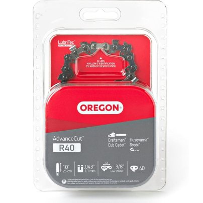 The Best Chainsaw Chain Option: Oregon R40 AdvanceCut 10-Inch Chainsaw Chain