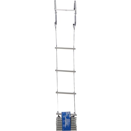  The First Alert Steel 14-Foot 2-Story Escape Ladder on a white background.