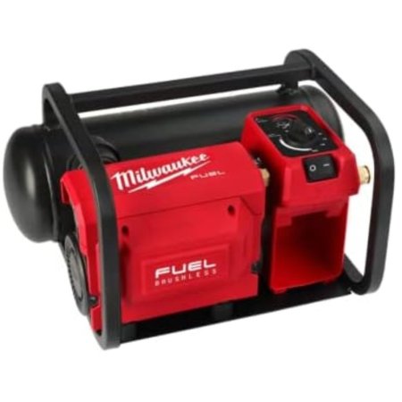  Milwaukee M18 Fuel 2-Gallon Compact Quiet Compressor on a white background