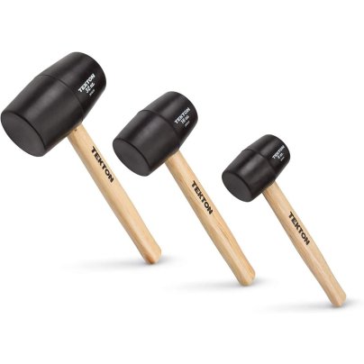 The Best Rubber Mallet Option: TEKTON 30508 Rubber Mallet Set, 3-Piece