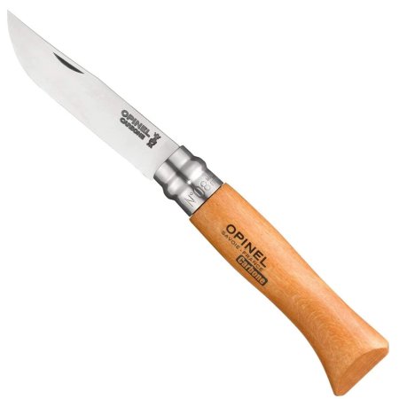  Best Whittling Knife Options: Opinel Carbon Steel Folding Pocket Knife with Beechwood Handle