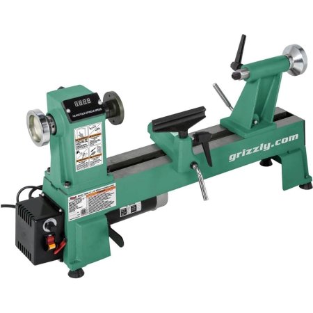  The Best Wood Lathes Option: Grizzly T25920 Variable-Speed Benchtop Wood Lathe