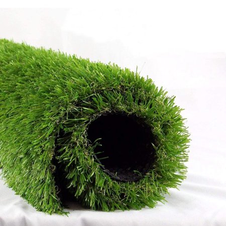  Lita Realistic Deluxe Artificial Grass rolled up on a white background